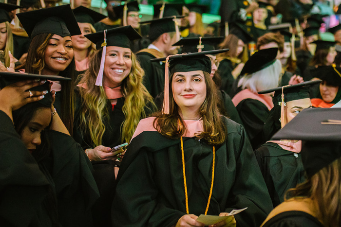 Master of Public Health students at graduation